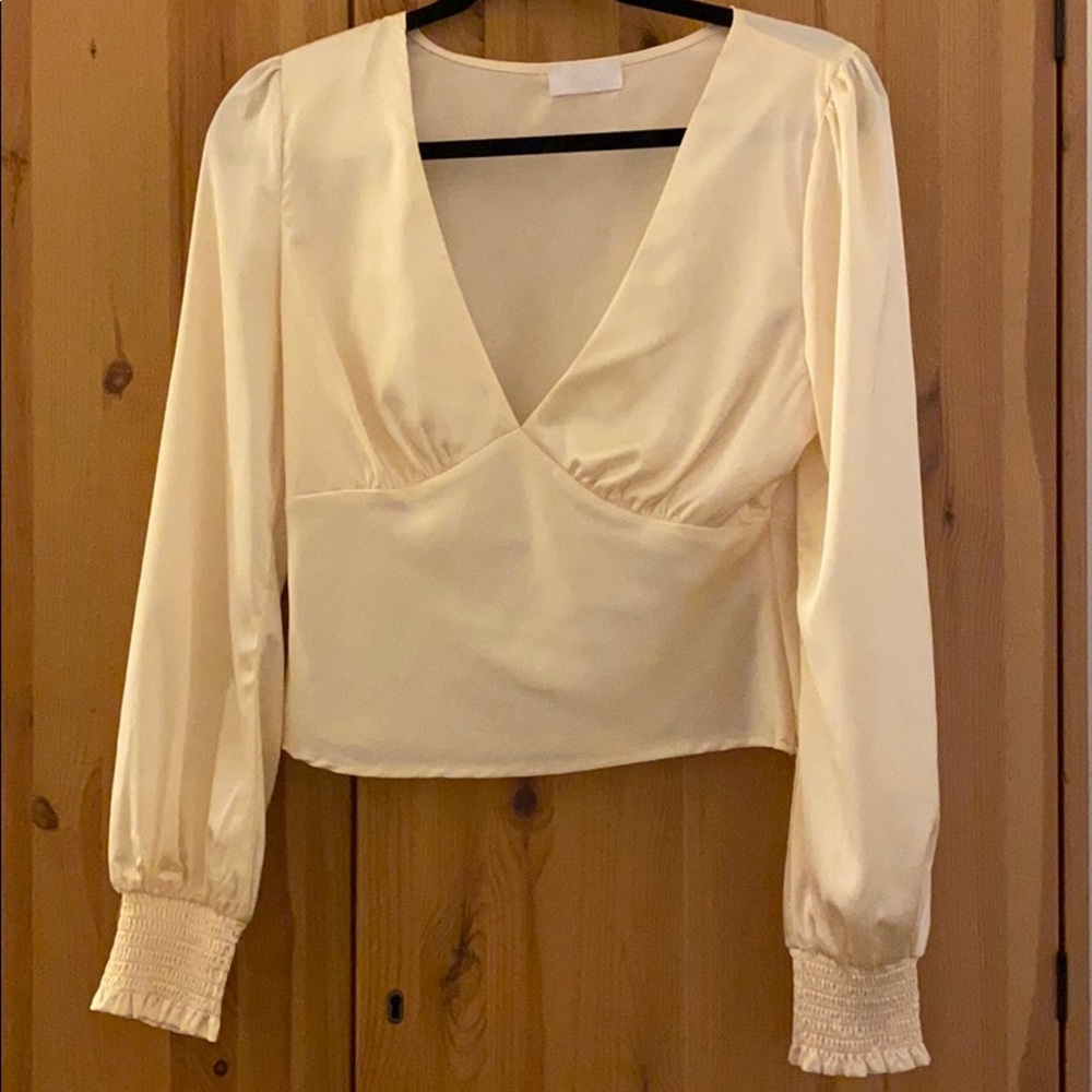 Longsleeve Satin Blouse